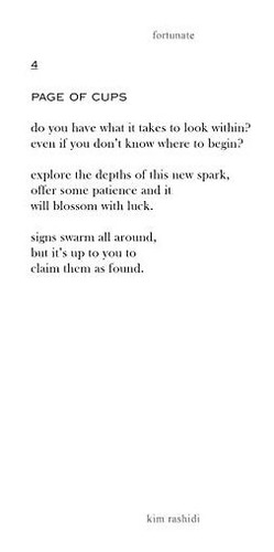 Book : Fortunate Tarot Poetry - Rashidi, Kim