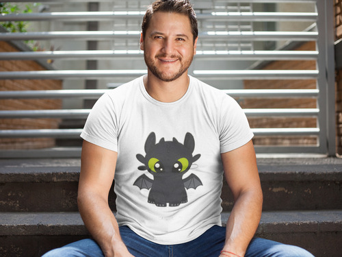 2 Playeras Pareja Duo Esposos Novios Chimuelo Dragon Entrena