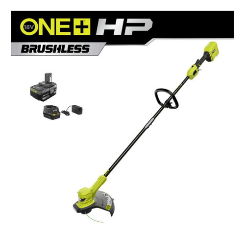 Desmalezadora Brushless Ryobi Con Batería Y Cargador