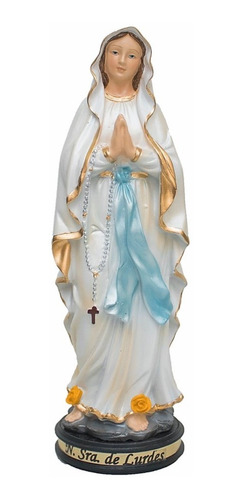 Imagem Nossa Senhora De Lourdes 20cm Resina