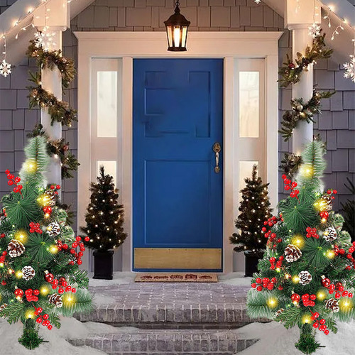 Luz Nocturna F, Luces Solares Para Árboles De Navidad, Árbol