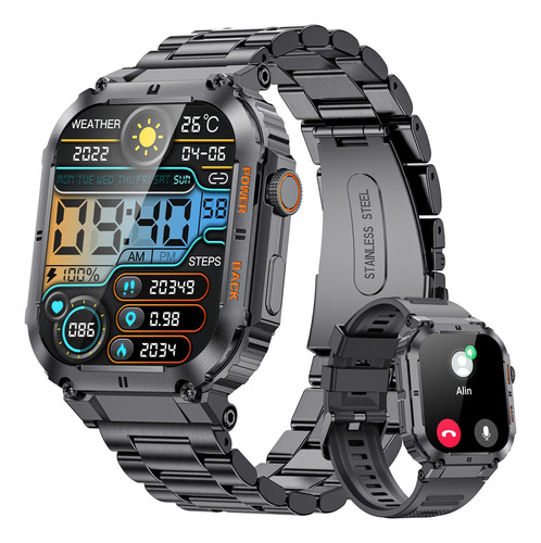 Reloj Inteligente Lige Fitness Para Hombre Con Pantalla Ips