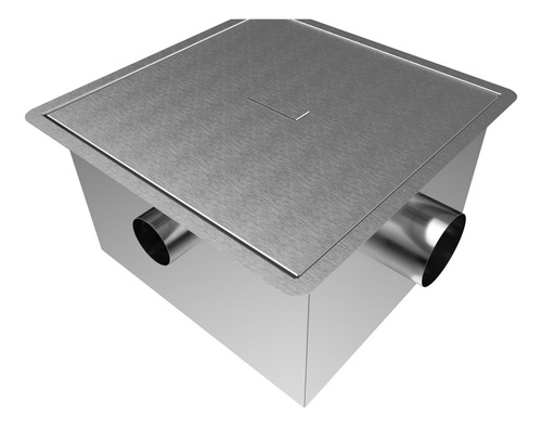 Caixa De Gordura Com Coletor De Solidos Sifao 100% Inox