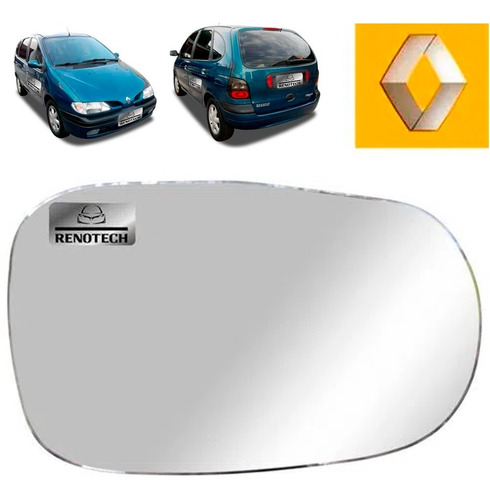 Lente Do Retrovisor Direito Scenic 1999 A 2009 7701048674