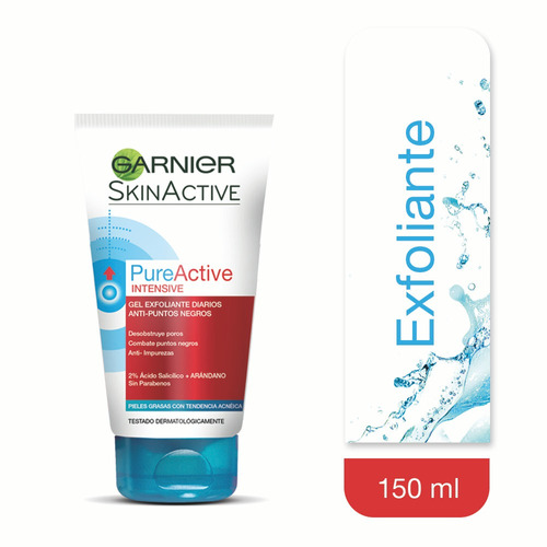 Gel Exfoliante Diario Garnier Pure Active Intensive - 150ml