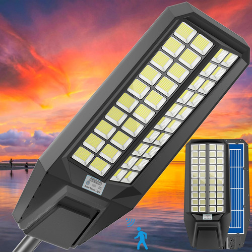 Luz Solar De Calle Ip67 8000w Con Sensor De Movimiento