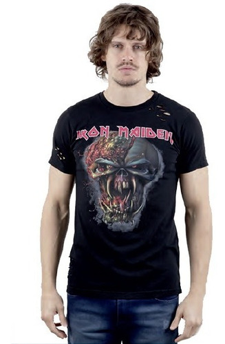 Remera Manga Corta U Apopa Iron Maiden | Moha (1121474)