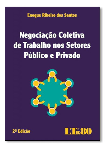 Negociação Coletiva de Trabalho nos Setores Público e Pri, de Enoque Ribeiro dos Santos. Editorial LTr, tapa mole en português