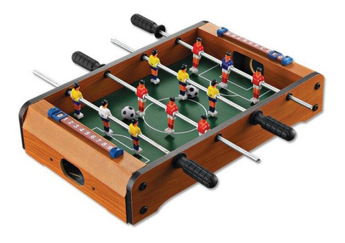 Juego De Mesa Futbolito Mini Metegol Diversion Niños Tablero