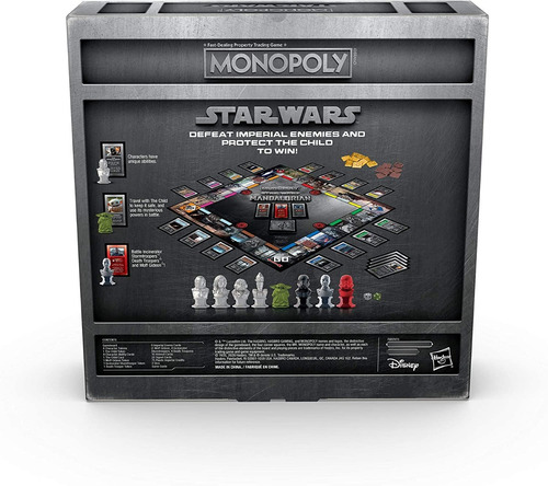 Juego Mesa Monopoly: Star Wars El Mandalorian F1276 Hasbro