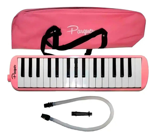 Flauta Melodica 32 Notas Parquer Rosa Open Music Pq