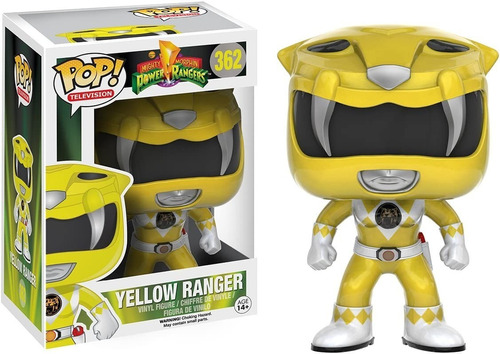 Yellow Ranger Funko Pop Mighty Morphin Power Rangers Amarill