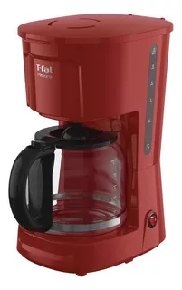 Cafetera T-fal Heliora Grande 1.8l 12 Tazas Semi Automática Color Rojo