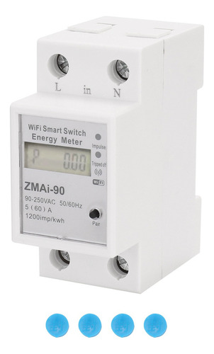 Monofásico Din Rail Wifi Medidor De Energía Inteligente