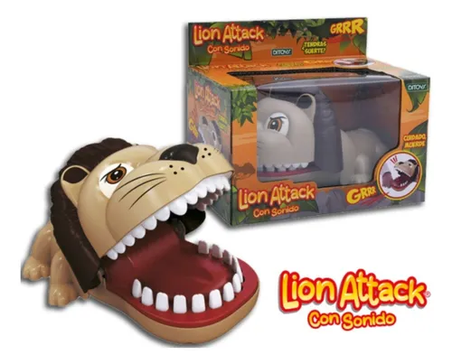 Lion Attack Con Sonido Ditoys Infantil Leon Muerde