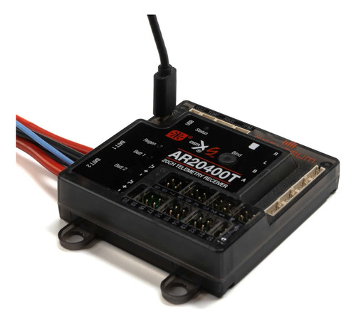 Spektrum Ar20400t Receptor De Telemetría Powersafe De 20 Can