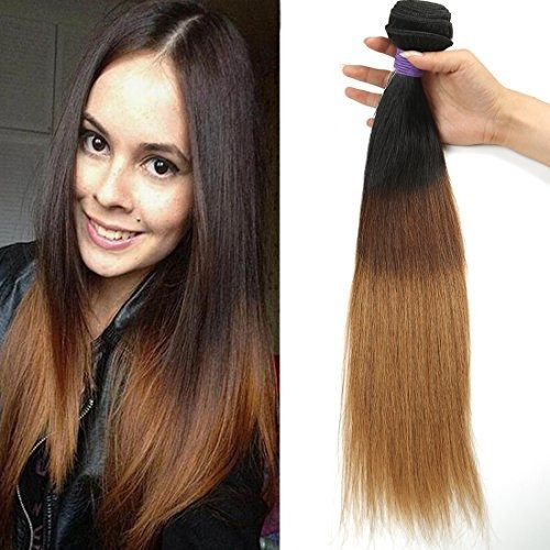 Pelo Negro 26 Pulgadas Braziliano Virgen Ombre Pelo Mldg7