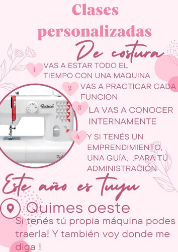 Imagen 1 de 1 de Clases De Costura Máquina Familiar Presencial O Domicilio