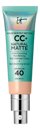 It Cosmetics Cc+ Natural Matte Cream Base De Maquillaje 32ml Fair/light
