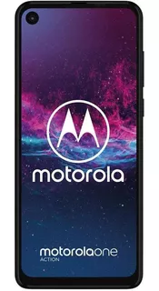Motorola One Action 128gb Azul Denim Usado Muito Bom