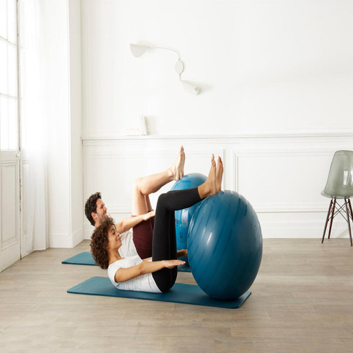 Pelota de gimnasia Nyamba de 75 cm para pilates, color azul