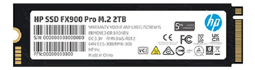 Unidad En Estado Solido Hp Fx900 M.2 2280 1tb Pcie Gen4 X4 N