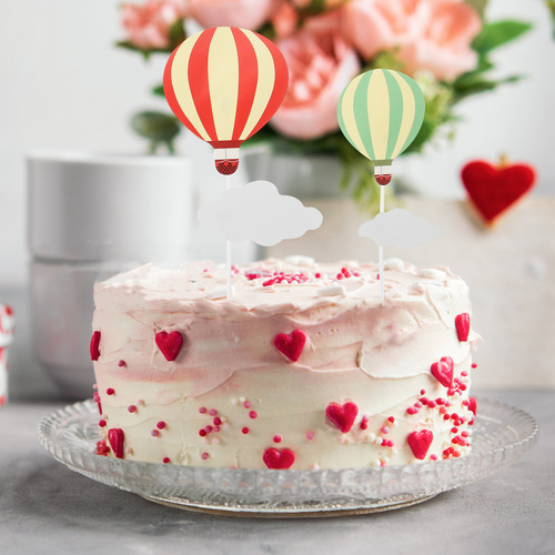 Globo Aerostático Beer Fondant, 10 Pares