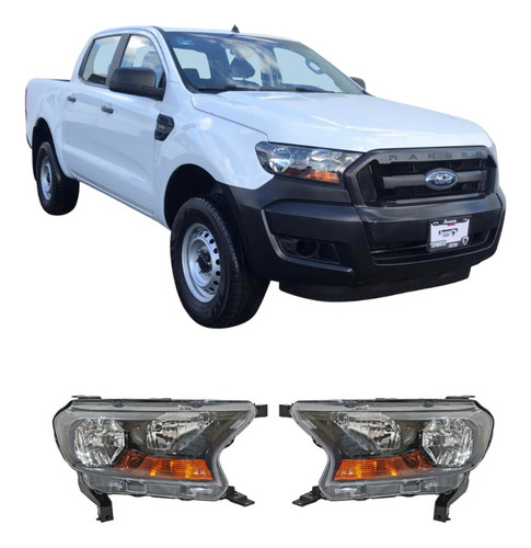 Par Juego Kit Faros Ford Ranger Modelo 2017 2018 Tyc