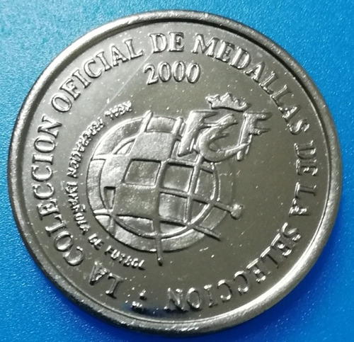 Medalla De La Selección De Fútbol De España. (Usado)