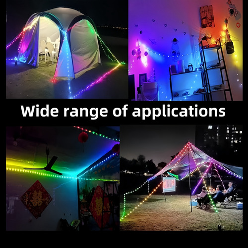Cadena De Luces Led De 5 M De 8 Modos Para Decoración Navide