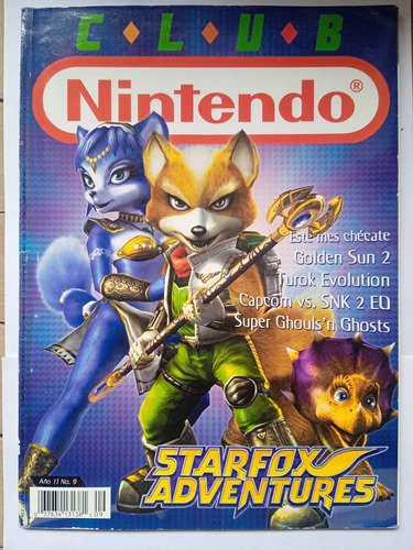 Revista Club Nintendo Año 11 No 9 Portada Starfox