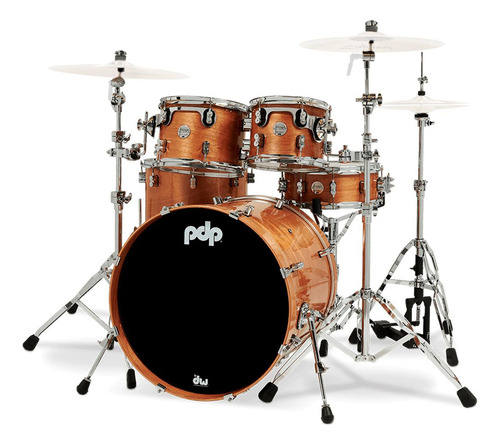 Batería Concept Exotic Maple Lacquer 5 C/hardware Pdc Color Color Naranja