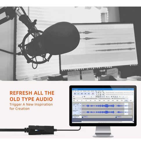 Drivergenius Av202-b Capturador De Audio Usb-c Digital Mp3