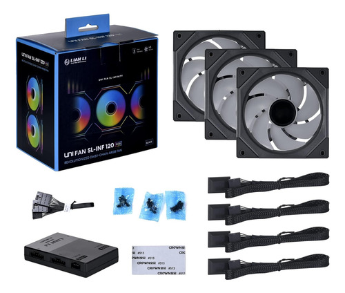 Ventilador Lian Li Unl Sl-infinity 120, Paquete Triple, Vent