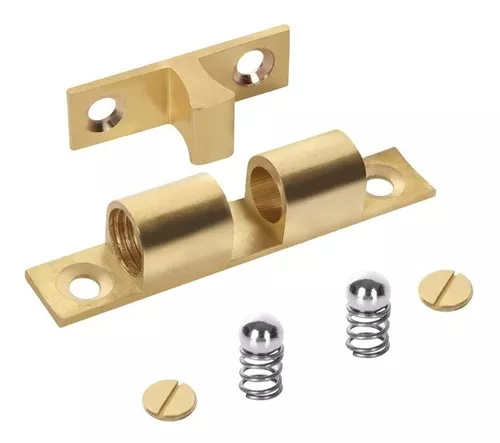 Resbalón 60 mm (Apto para: Puertas de madera, Latón)