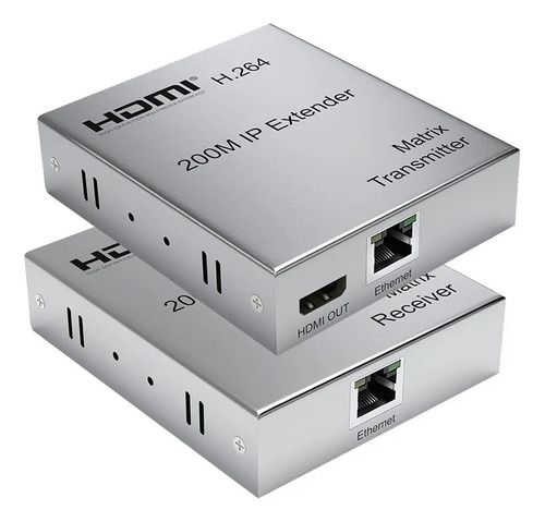 Hdmi Extender Rj45 Extensión 200m Ip 1080p 