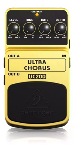 Pedal Guitarra Ultra Chorus Behringer Uc200 + Garantía