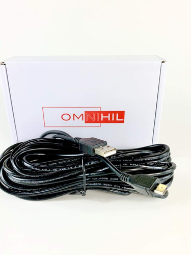 Omnihil - Extension Usb (30 Pies, Alta Velocidad, 2.0, Mi...