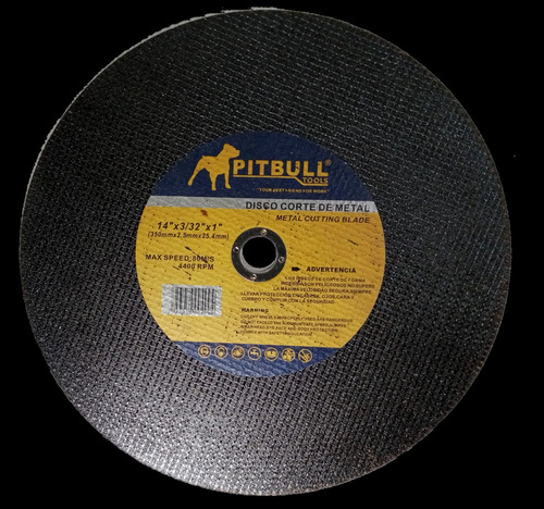 Disco De Corte Metal Para Tronzadoras 14   Marca: Pitbull 