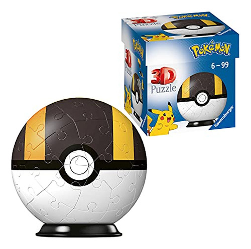 Bola De Quebra-cabeça 3d Ravensburger Pokémon Ultra Ball 54