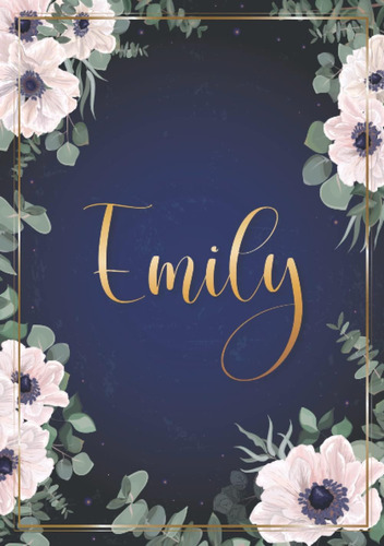 Libro: Emily: Cuaderno De Notas A5 | Nombre Personalizado Em
