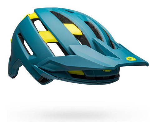 Casco Bell Bicicleta Super Air Turquesa/amarillo