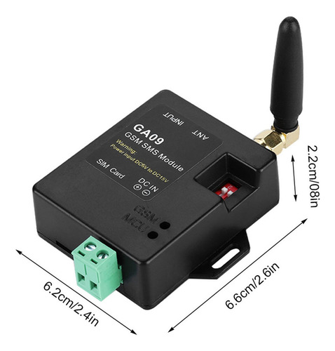 F Ga09 8ch Gsm Sms Alerta Inalámbrica Alarma Módulo Antena