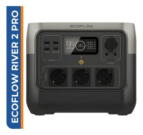Ecoflow River 2 Pro 800watt Estacion Energia Generador Solar