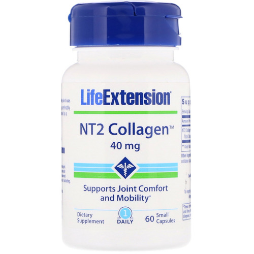 La Extensión De La Vida Nt2 Colágeno 40 Mg 60 Cápsulas