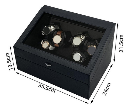 Enrollador Automático De Relojes Con 6 Ranuras Para Relojes