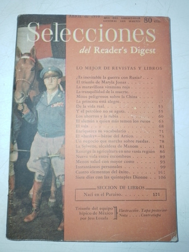 Selecciones Del Readers Digest Abril 1950