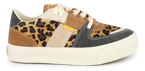 Zapatillas Perky Camino Print Camel