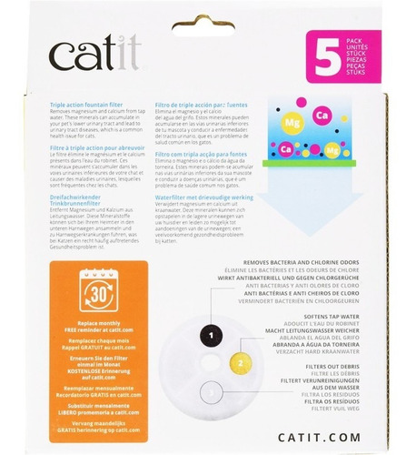 Catit Filtro Triple Acción 5-pack - Envíos A Todo Chile