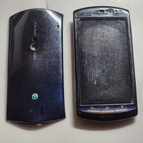 Sony Ericsson Xperia Neo V Mt11 Para Piezas!! Leer Descripcion!!, Celular Retro Clasico Coleccion Vintage Antiguo X10 Tipo Mini Pantech Benq Nokia 110 Azul Oscuro (Usado)